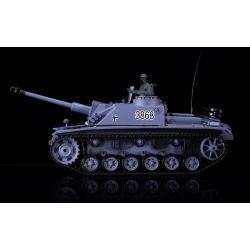 Czołg zdalnie sterowany ASG/IR/dźwięk/dym 1:16 German Stumgeschutz III RTR 2.4Ghz - Heng Long 3868-1B